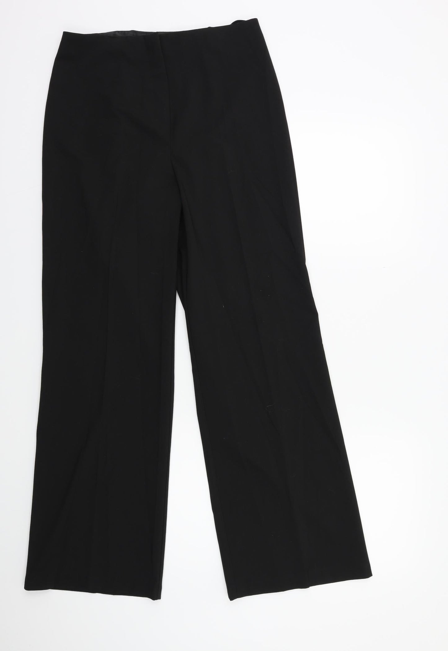 Womens UK Size 10 Bonmarché Regular Fit  Black Trousers