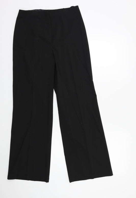 Womens UK Size 10 Bonmarché Regular Fit  Black Trousers