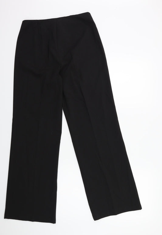 Womens UK Size 10 Bonmarché Regular Fit  Black Trousers