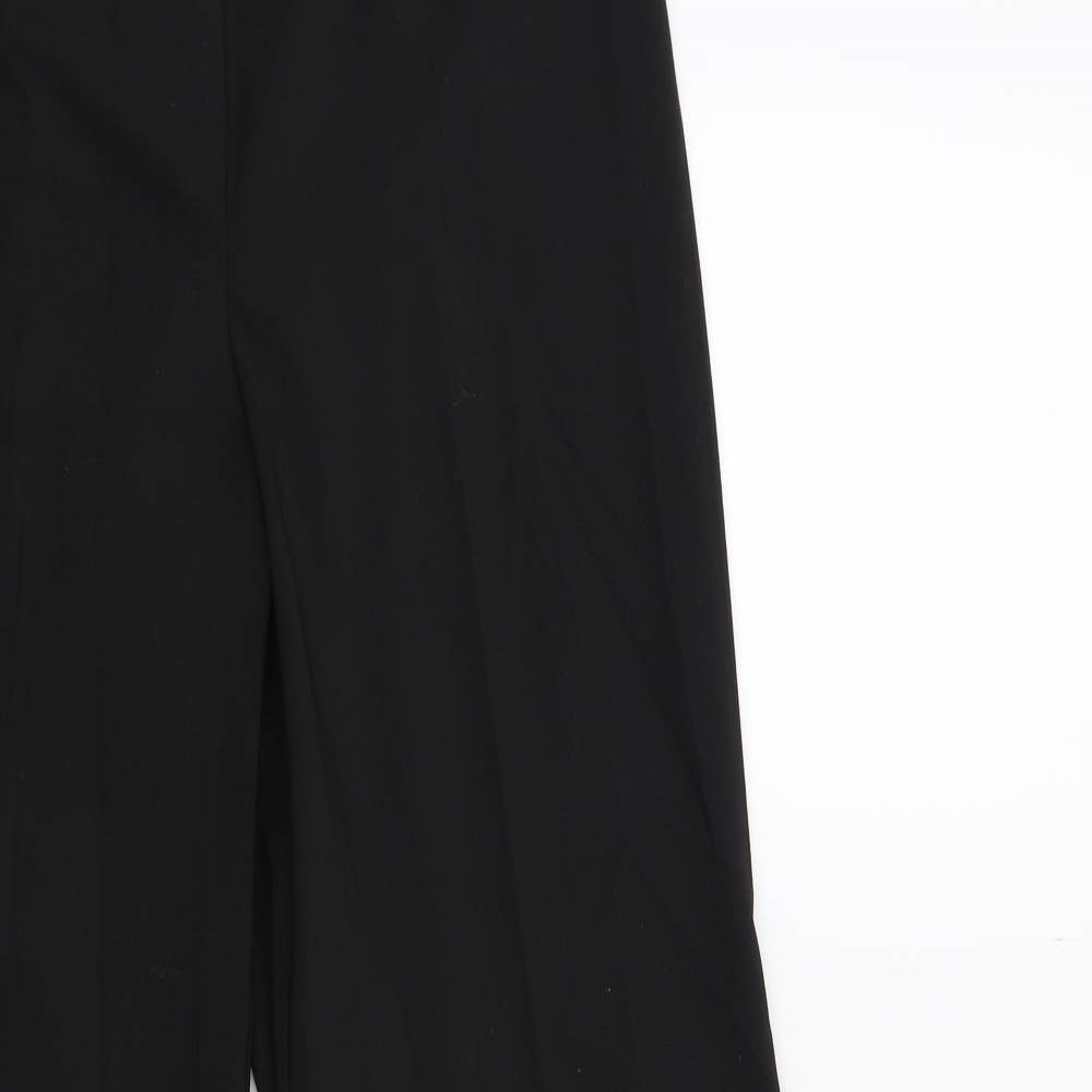 Womens UK Size 10 Bonmarché Regular Fit  Black Trousers