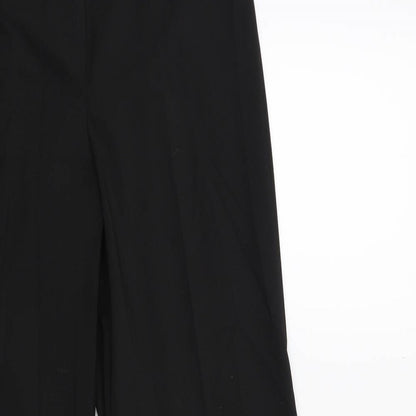 Womens UK Size 10 Bonmarché Regular Fit  Black Trousers
