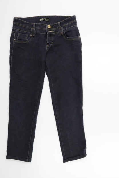 miss Womens Black  Denim Cropped Jeans Size 30 in L26 in