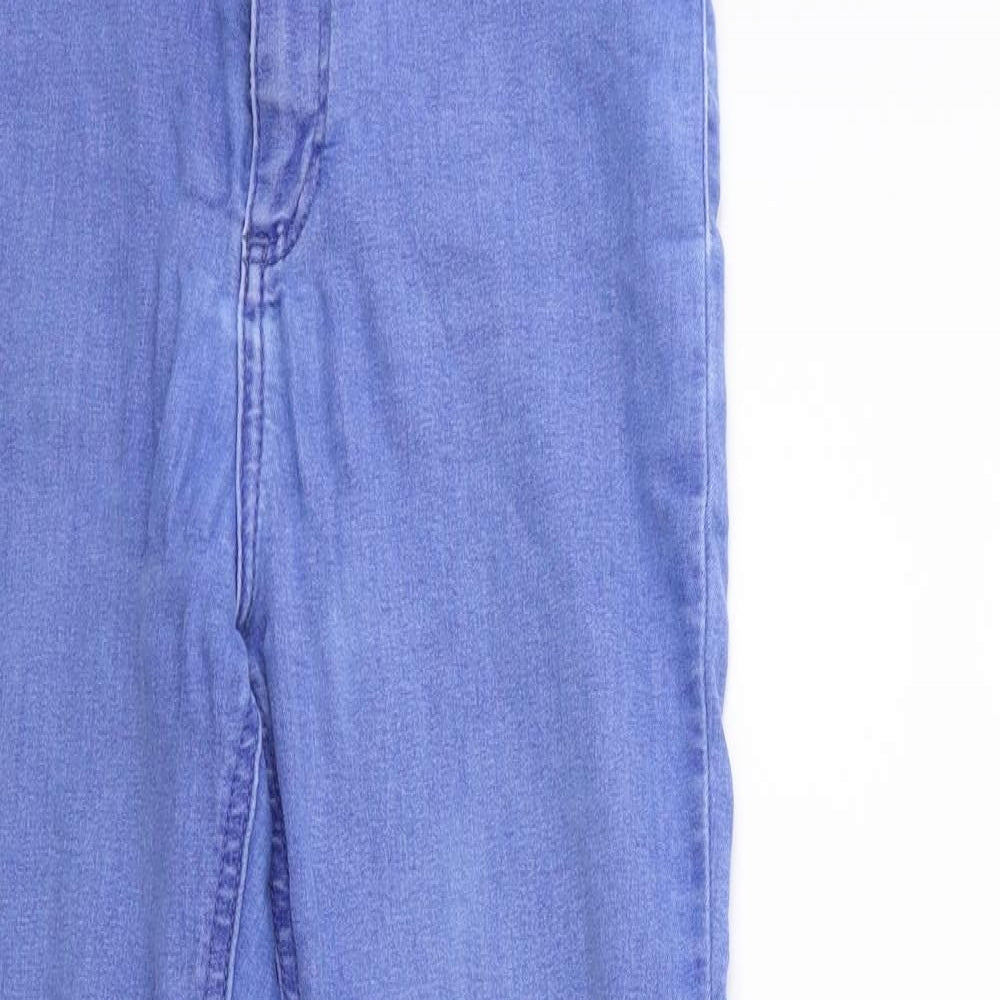 Topshop Womens Blue  Denim Skinny Jeans Size 28 in L32 in
