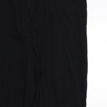 Womens UK Size 16 Marks and Spencer Regular Fit  Black Trousers