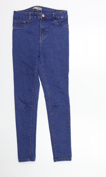 Denim & Co. Womens Blue  Denim Skinny Jeans Size 12 L26 in