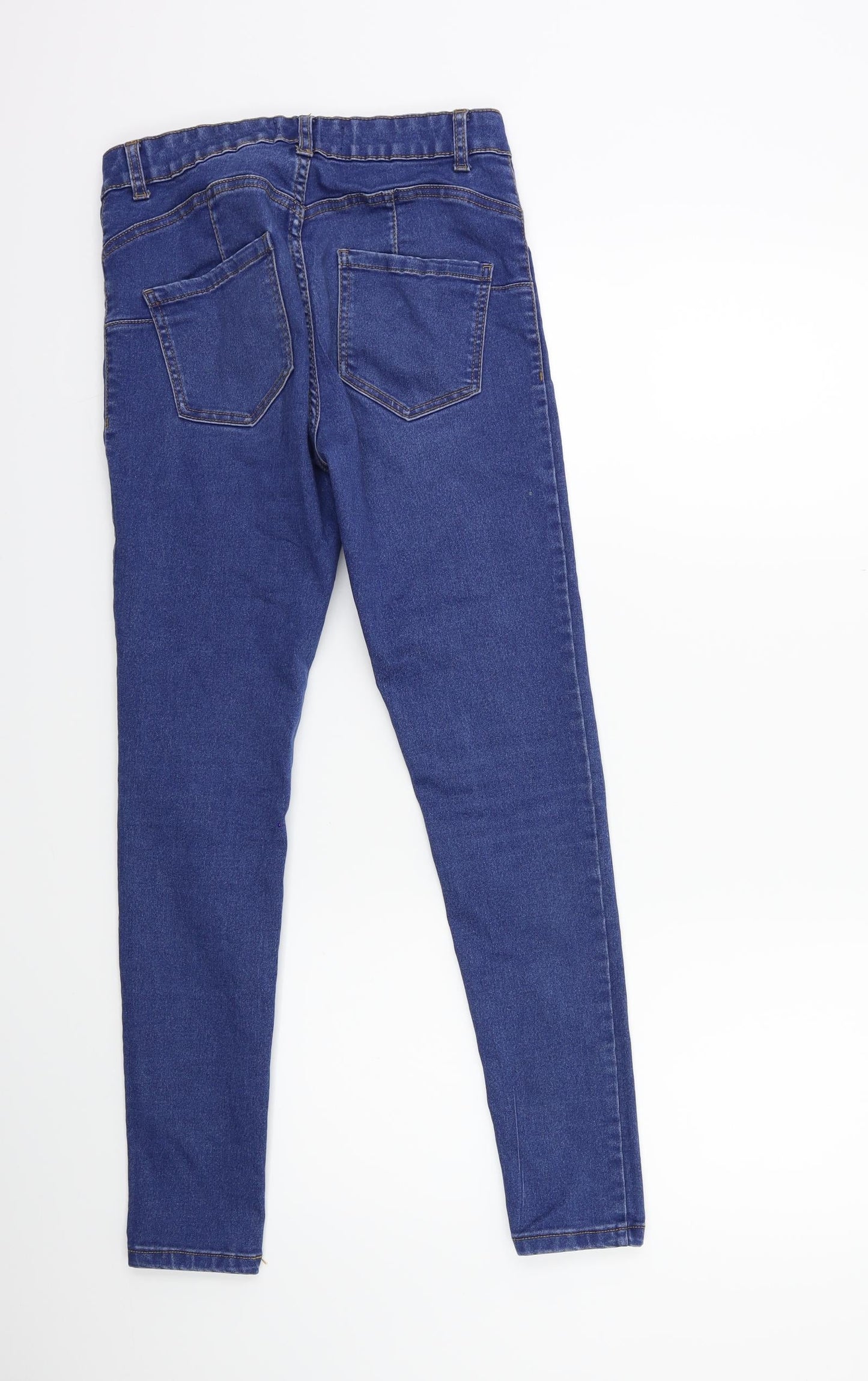 Denim & Co. Womens Blue  Denim Skinny Jeans Size 12 L26 in