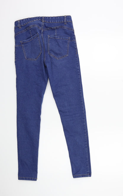 Denim & Co. Womens Blue  Denim Skinny Jeans Size 12 L26 in