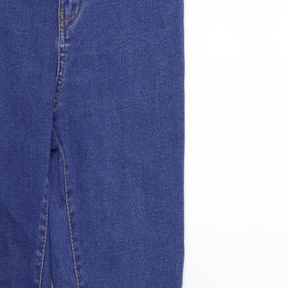Denim & Co. Womens Blue  Denim Skinny Jeans Size 12 L26 in