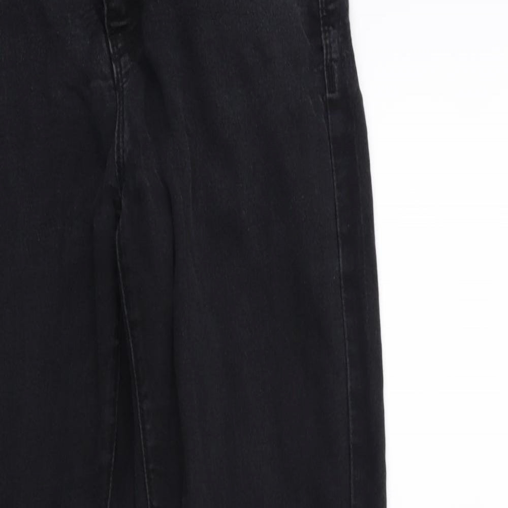 Denim & Co. Womens Black  Denim Skinny Jeans Size 8 L27 in