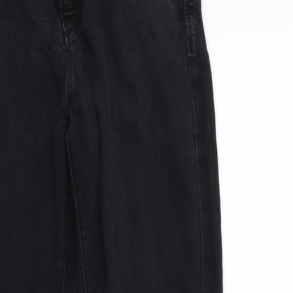 Denim & Co. Womens Black  Denim Skinny Jeans Size 8 L27 in