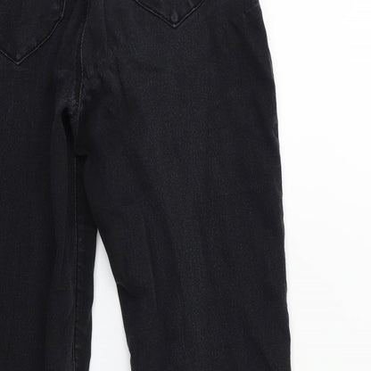 Denim & Co. Womens Black  Denim Skinny Jeans Size 8 L27 in