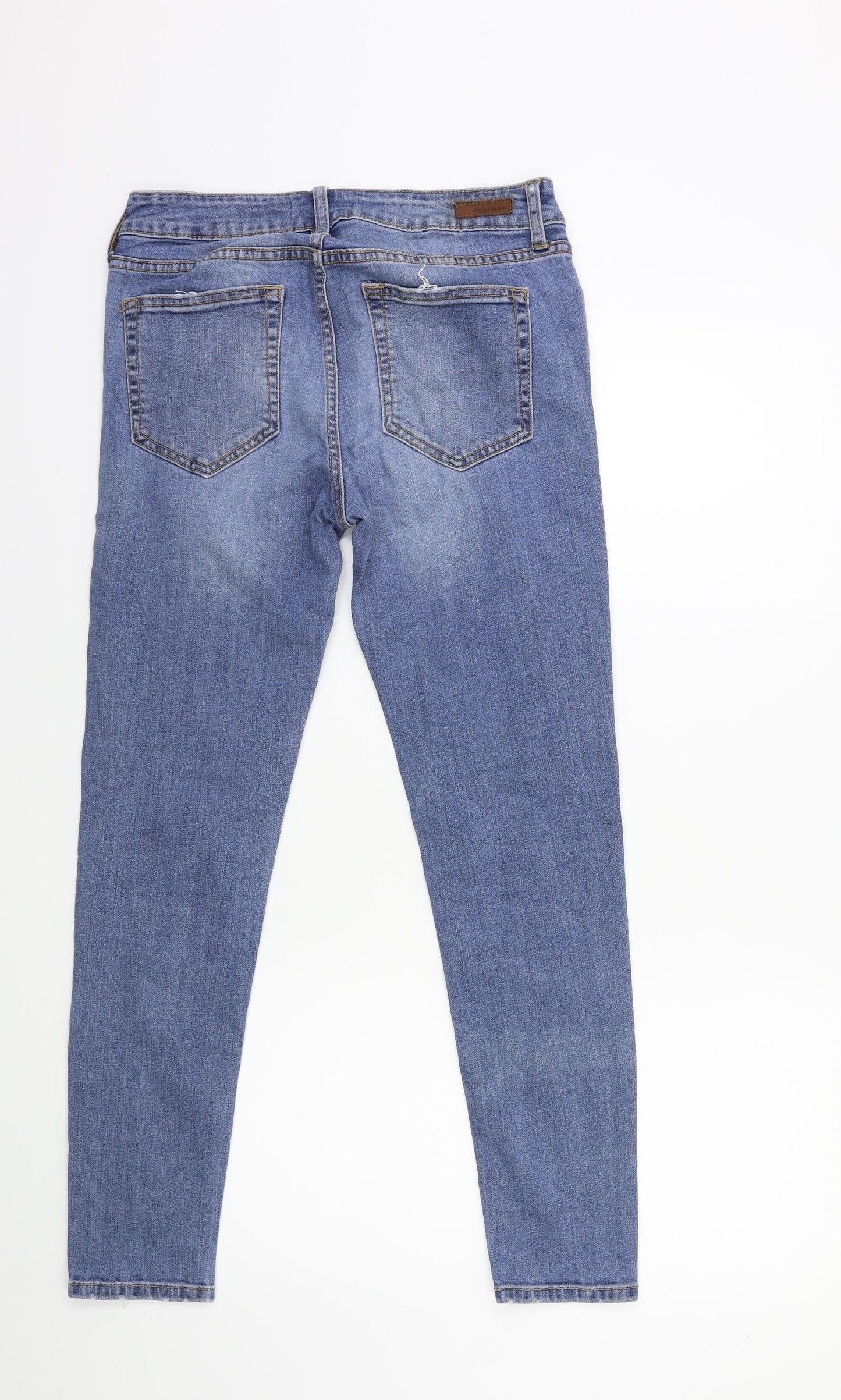 Just USA Womens Blue  Denim Skinny Jeans Size 26 in L26 in