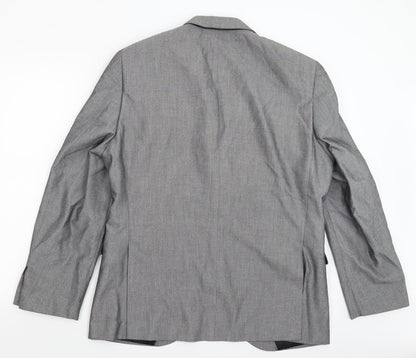 Mens UK Size 44 Ventura Regular Grey Suit Jacket