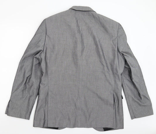 Mens UK Size 44 Ventura Regular Grey Suit Jacket