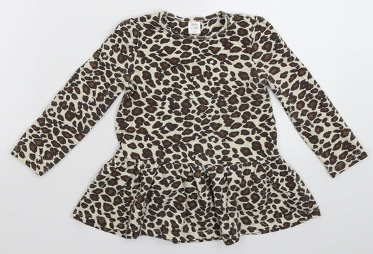 Mini Club Girls Multicoloured Animal Print  Fit & Flare  Size 2-3 Years