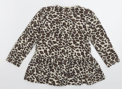 Mini Club Girls Multicoloured Animal Print  Fit & Flare  Size 2-3 Years