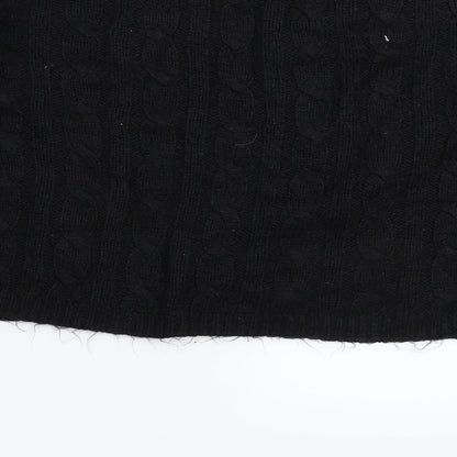 New Look Womens Black  Knit Pullover Jumper Size M