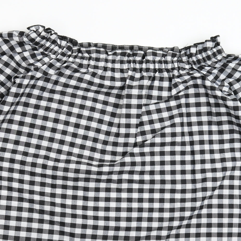 River Island Womens Multicoloured Check  Shirt Dress  Size 8