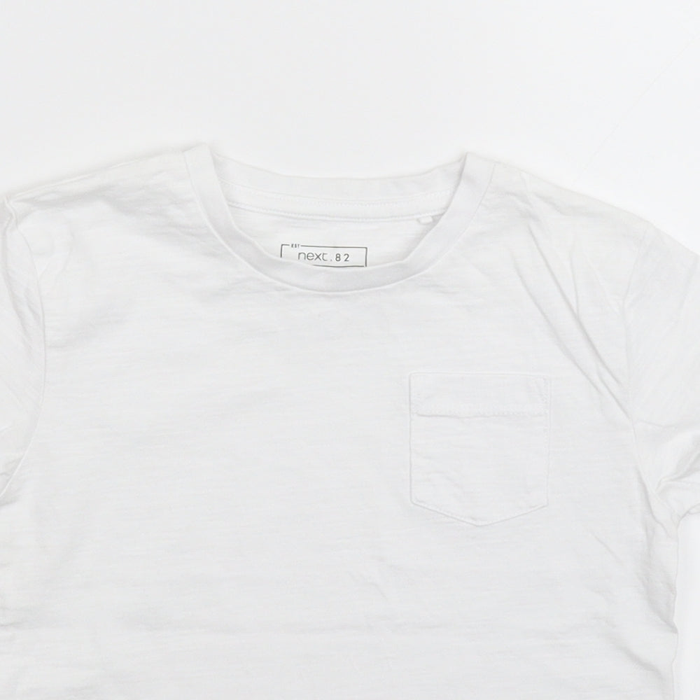 NEXT Boys White   Basic T-Shirt Size 3 Years