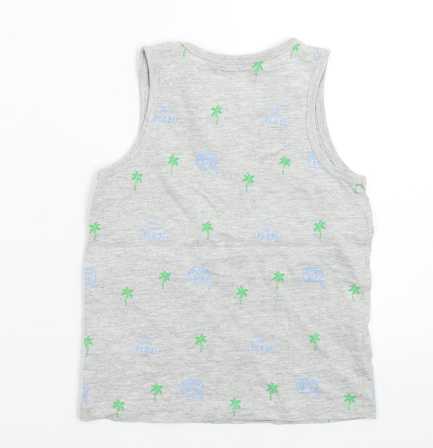 George Boys Grey   Basic Tank Size 3-4 Years