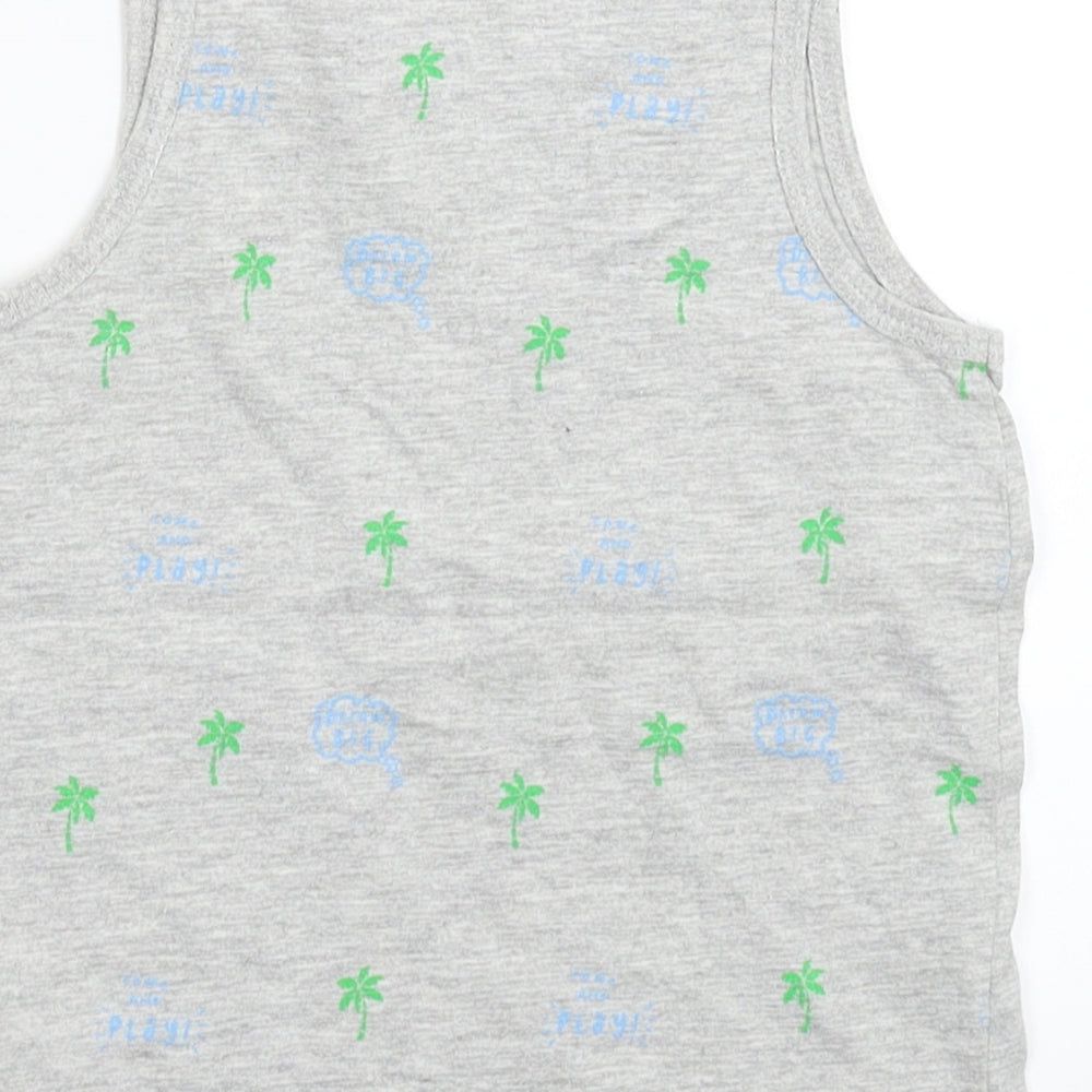 George Boys Grey   Basic Tank Size 3-4 Years