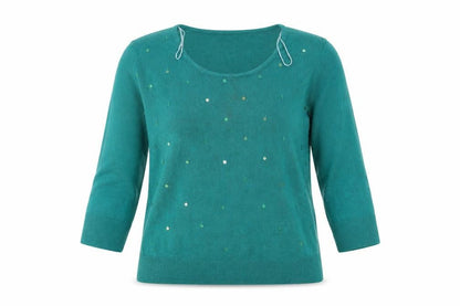 Bonmarché Womens Blue Pullover Jumper Size M
