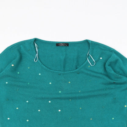 BM Womens Blue   Pullover Jumper Size M