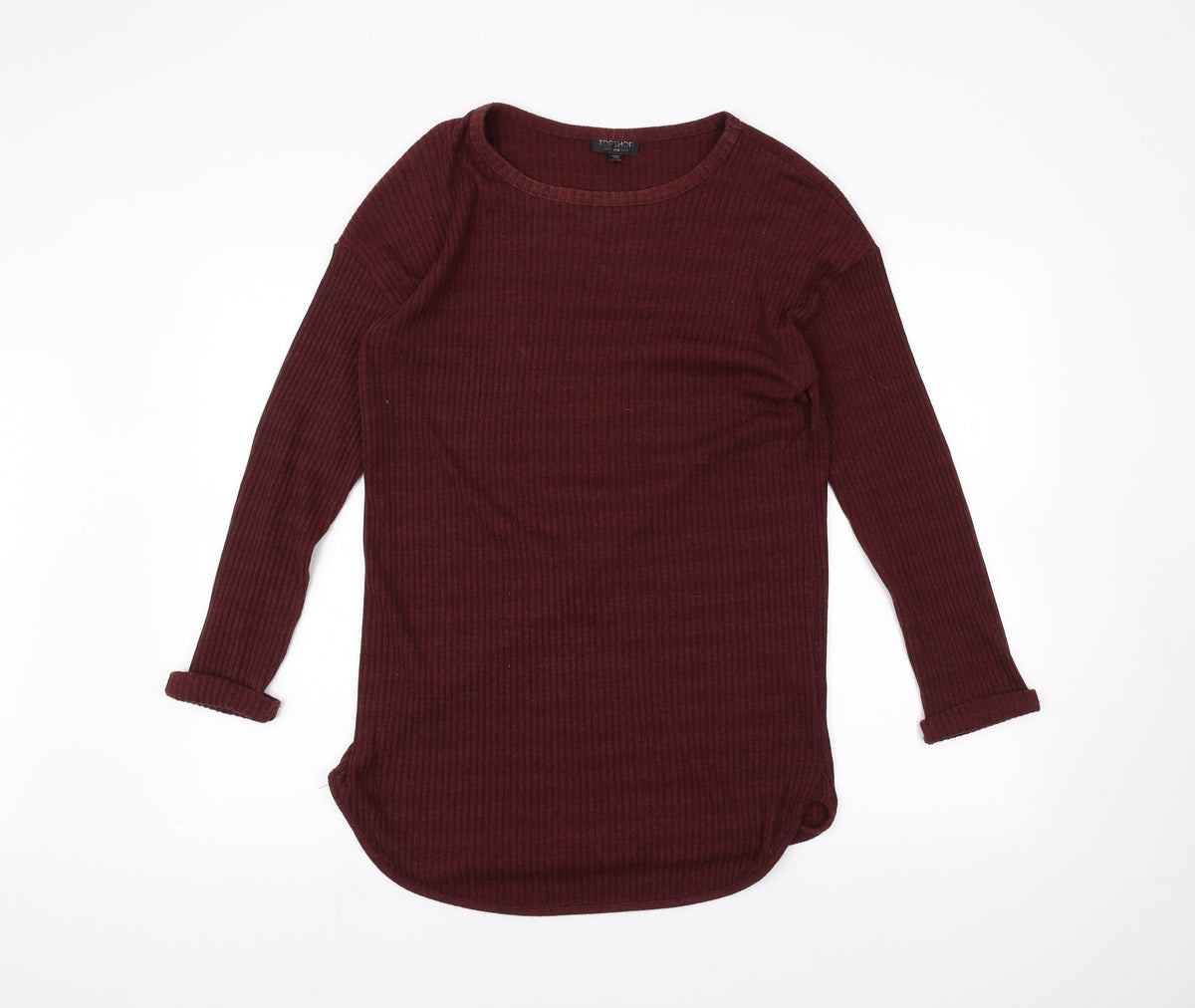 Topshop Womens Red   Pullover Jumper Size 14