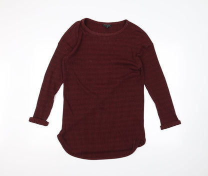 Topshop Womens Red   Pullover Jumper Size 14