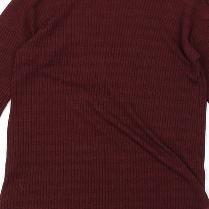 Topshop Womens Red   Pullover Jumper Size 14