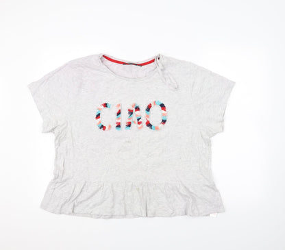 Golddigga Womens Grey   Basic T-Shirt Size 16