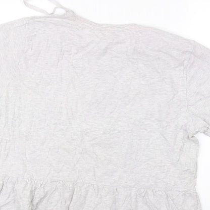 Golddigga Womens Grey   Basic T-Shirt Size 16