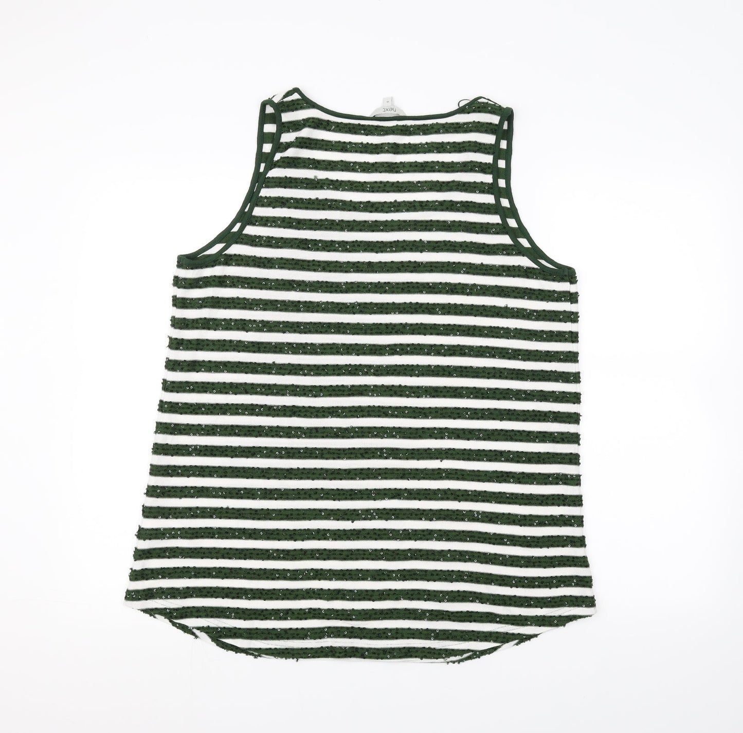 Womens UK Size 8 NEXT White Basic Tank