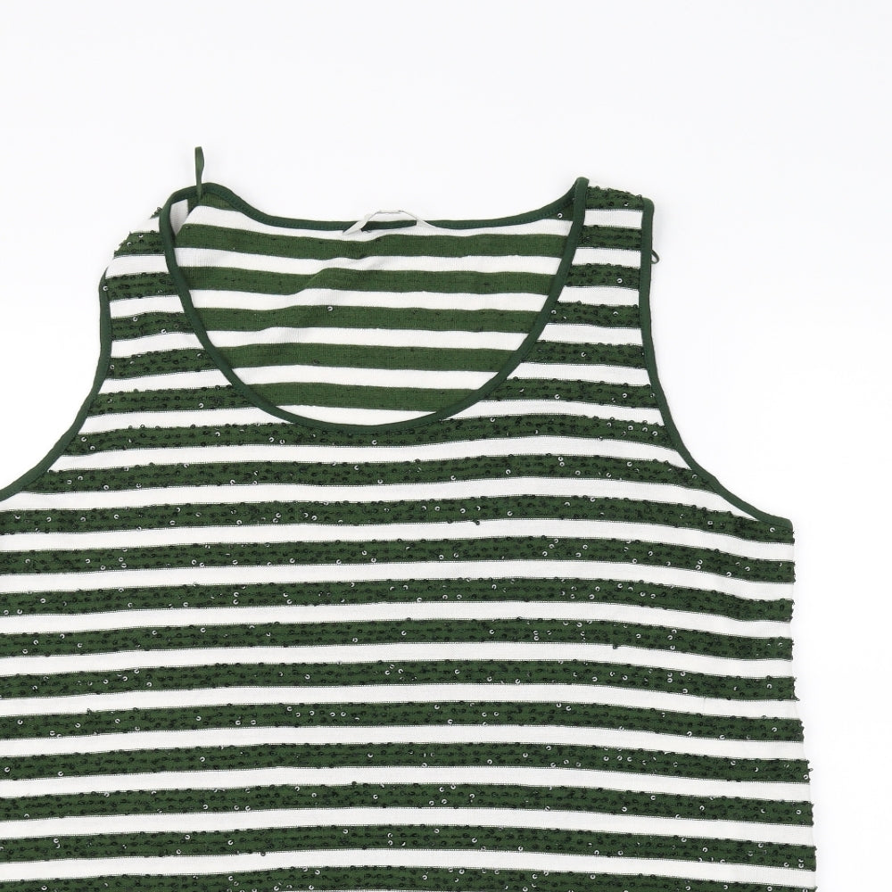 Womens UK Size 8 NEXT White Basic Tank