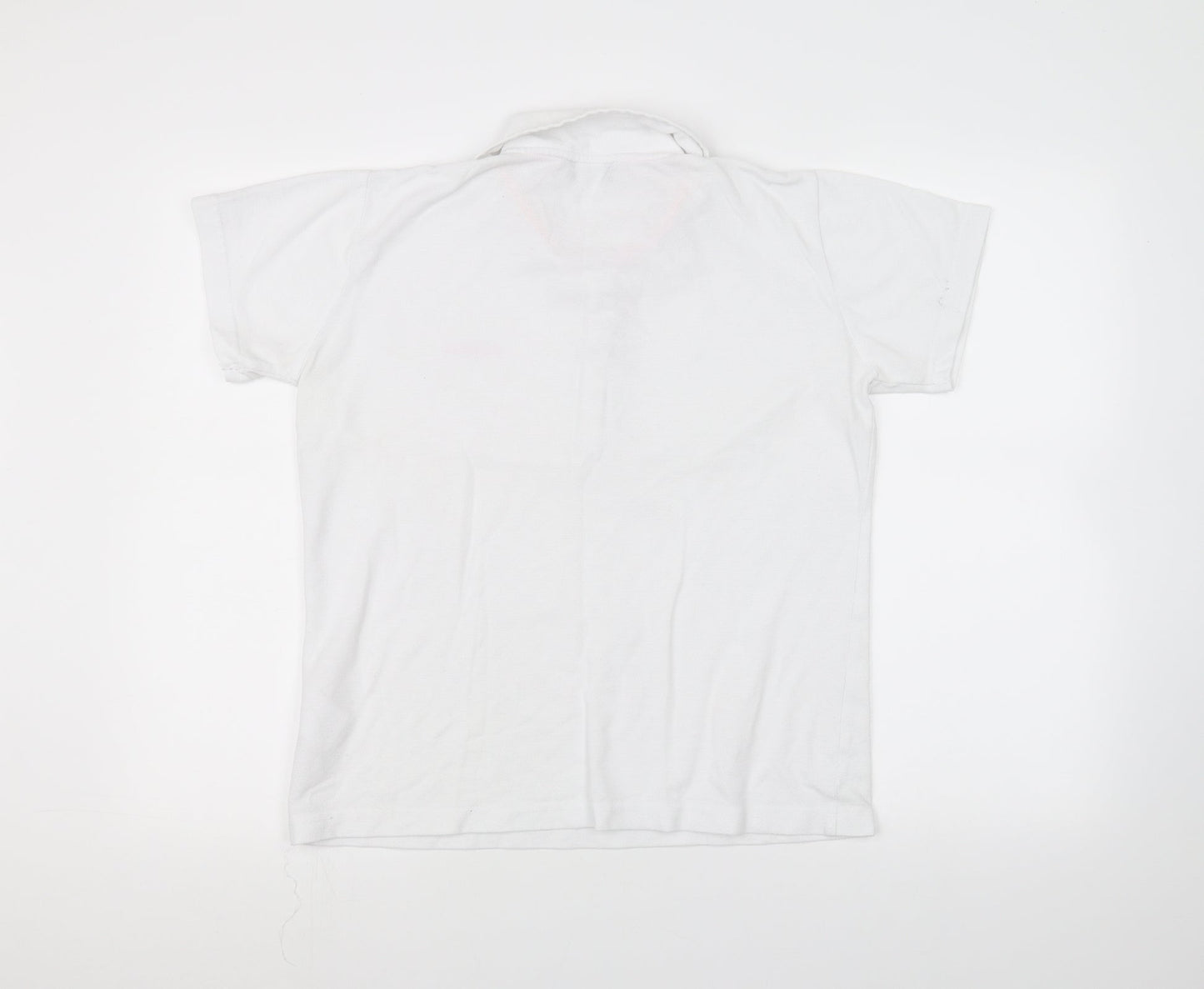 Reebok Girls White   Basic Polo Size 16 Years