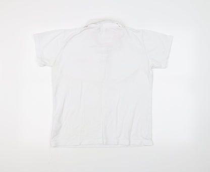 Reebok Girls White   Basic Polo Size 16 Years