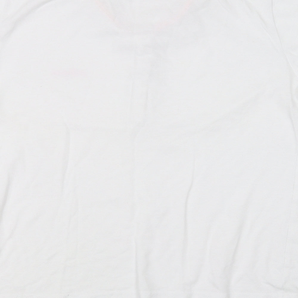 Reebok Girls White   Basic Polo Size 16 Years