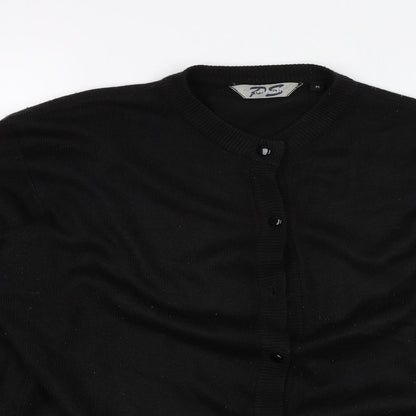 PS London Womens Black   Cardigan Jumper Size M