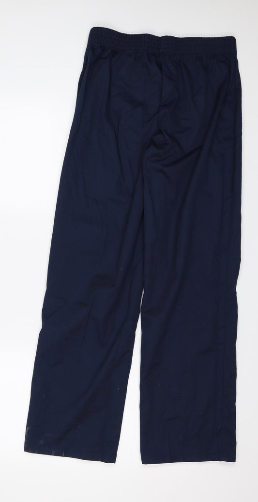 Womens UK Size 8 Alexandra Regular Fit Capri Blue Trousers