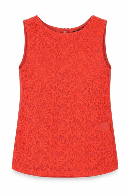 Womens UK Size 8 Warehouse Red Basic Tank