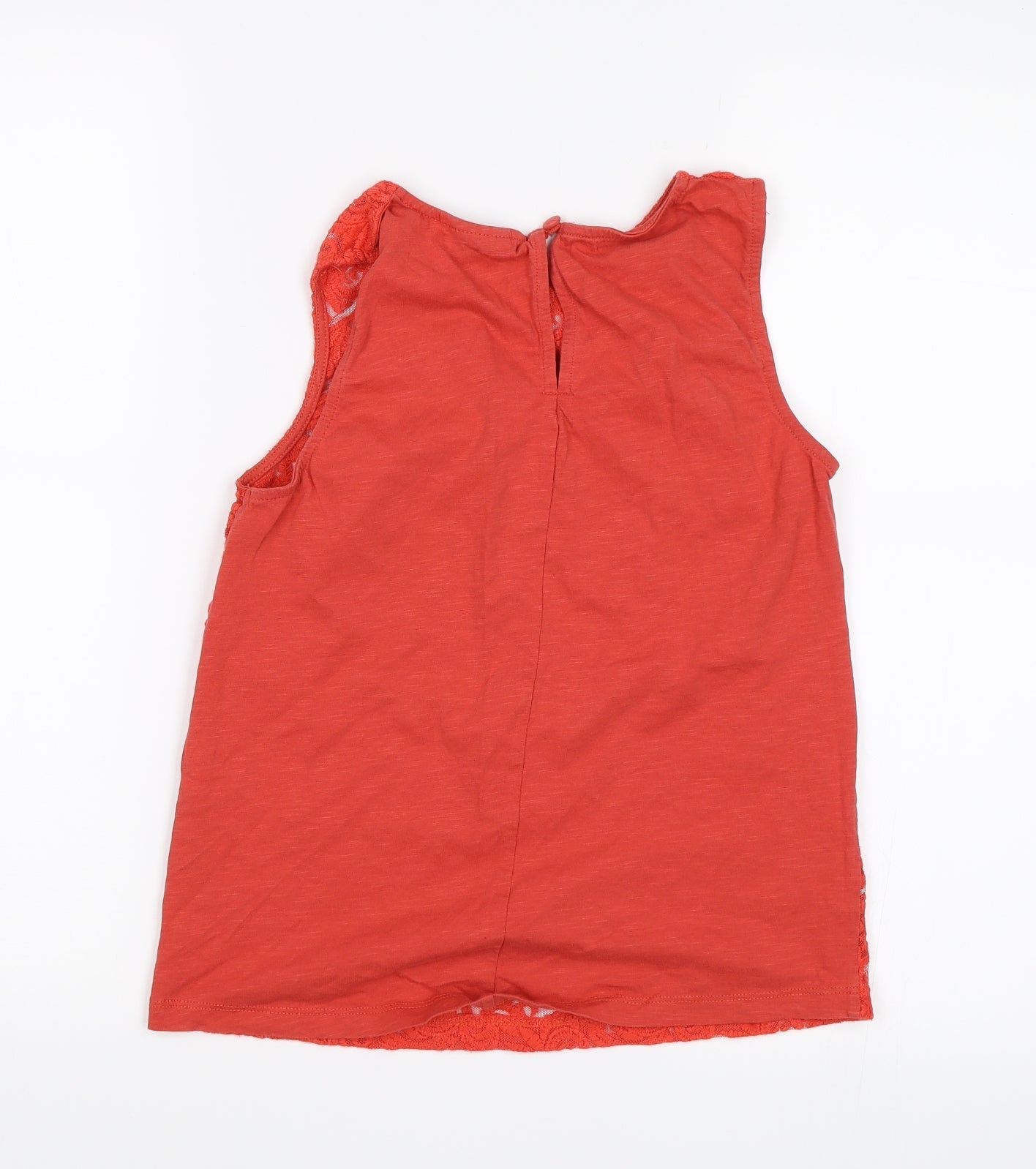 Womens UK Size 8 Warehouse Red Basic Tank