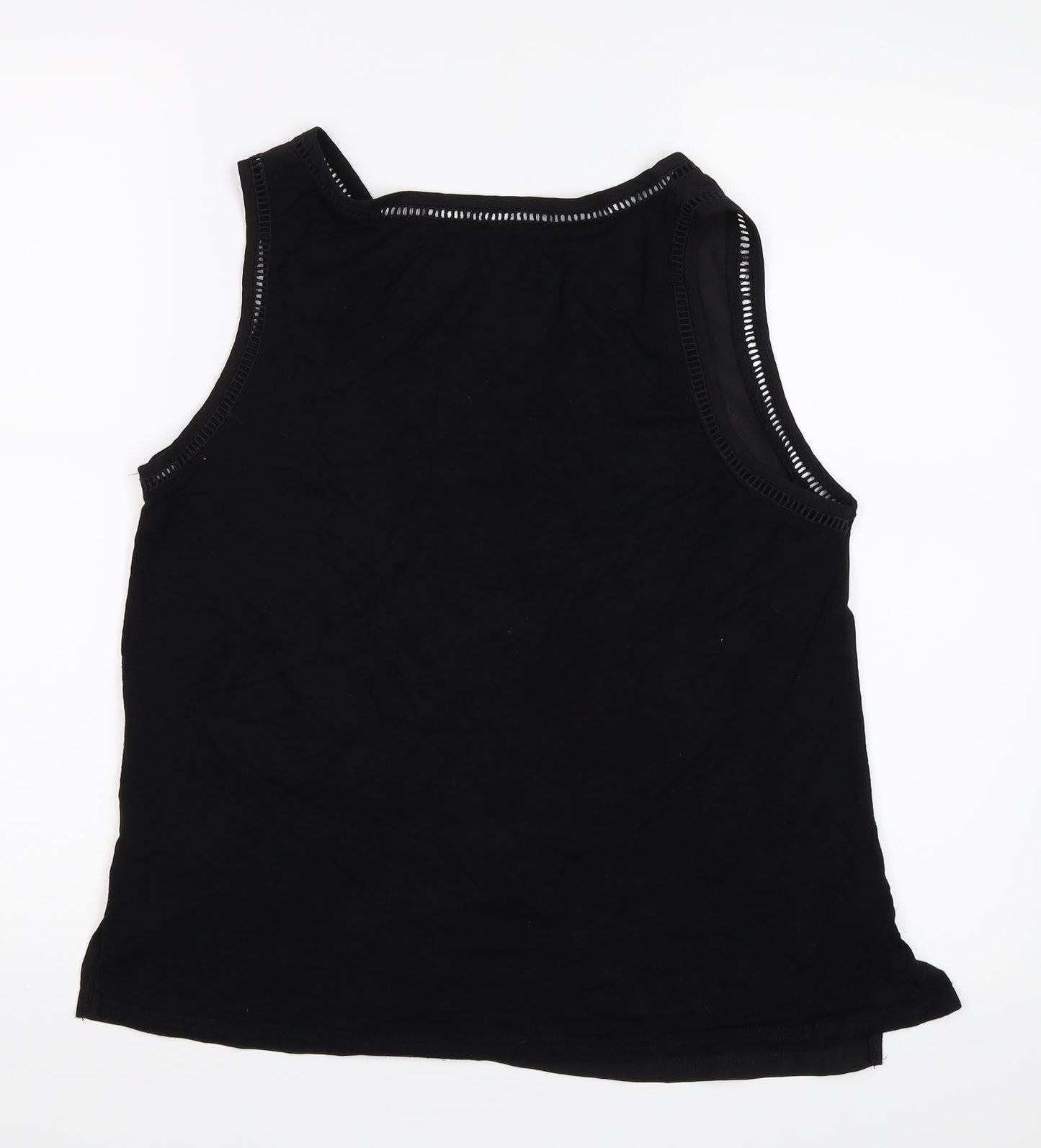 Womens UK Size 12 New Look Black Basic Blouse