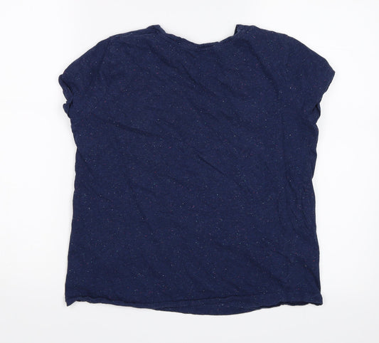 TU Womens Blue   Basic T-Shirt Size 8