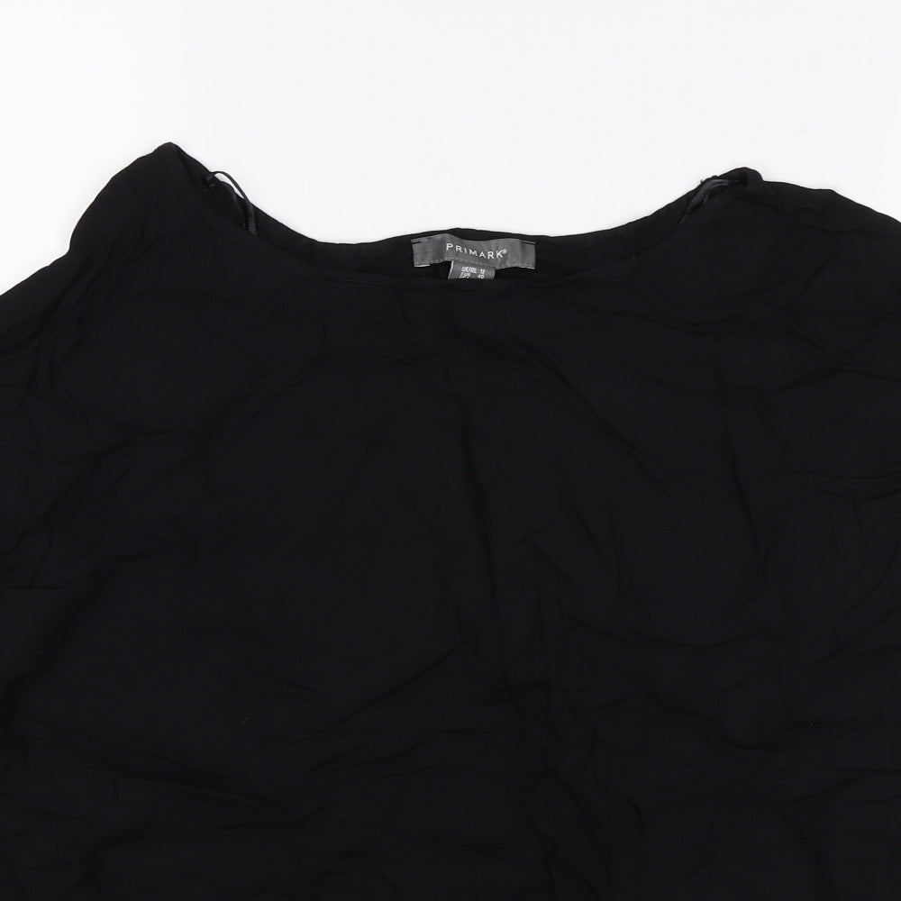 Primark Womens Black   Basic Blouse Size 12