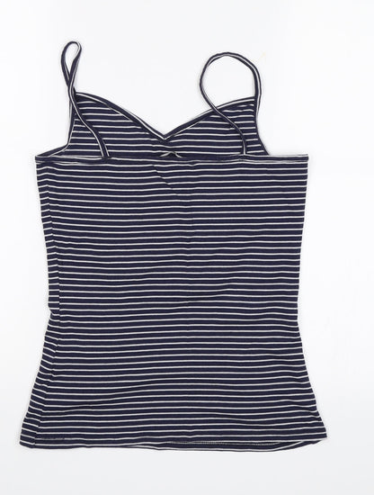 TU Womens Blue Striped  Camisole Tank Size 16