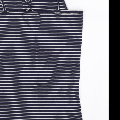 TU Womens Blue Striped  Camisole Tank Size 16