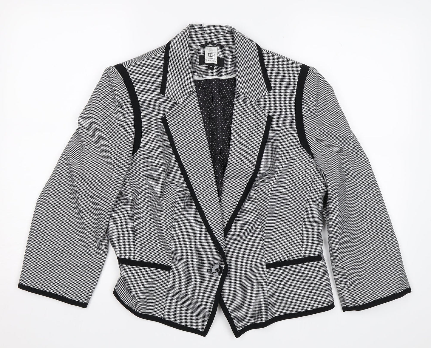 Womens UK Size 16 Preworn Grey Jacket