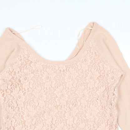 New Look Womens Pink   Pullover Jumper Size 14