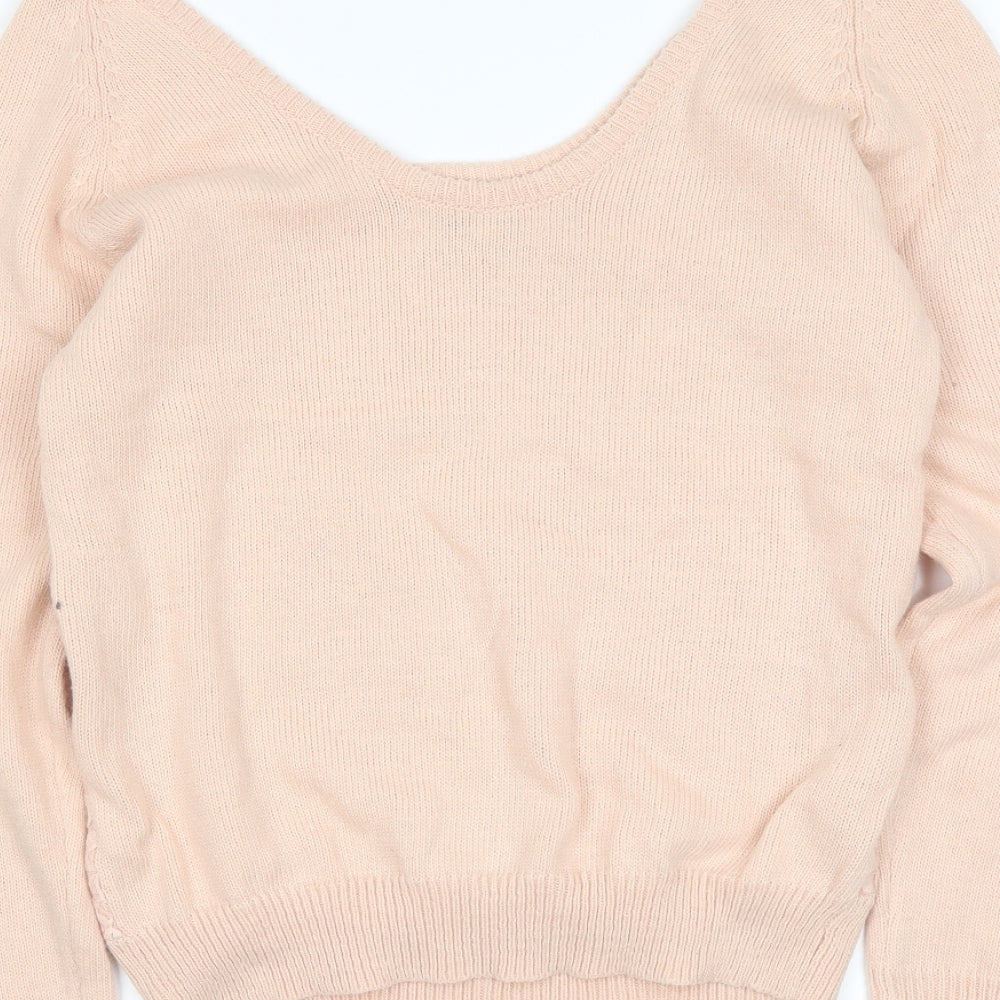 New Look Womens Pink   Pullover Jumper Size 14