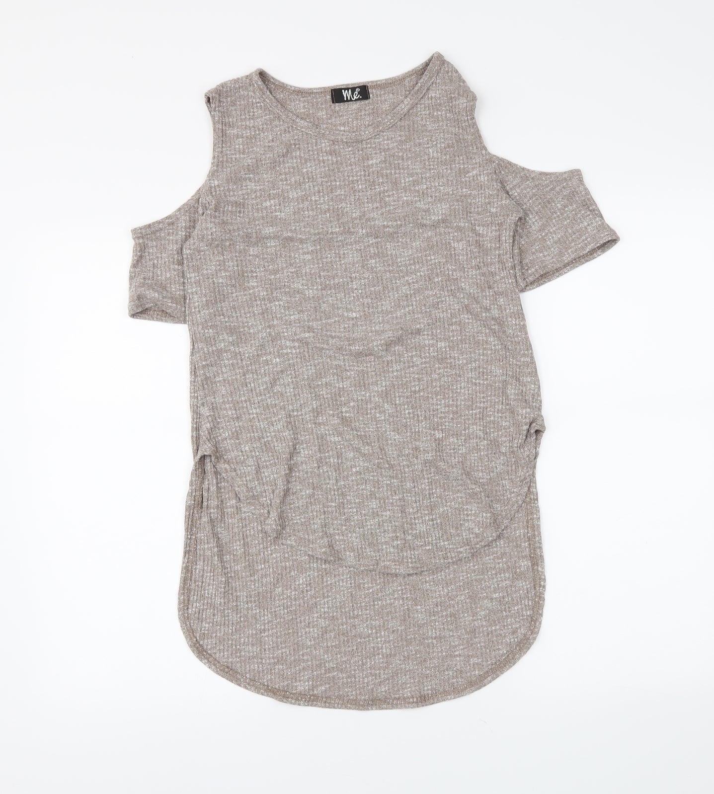 me. Womens Brown   Basic Blouse Size S